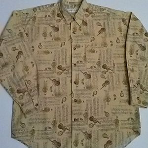 Perry Ellis *Vintage*100% cotton button-down